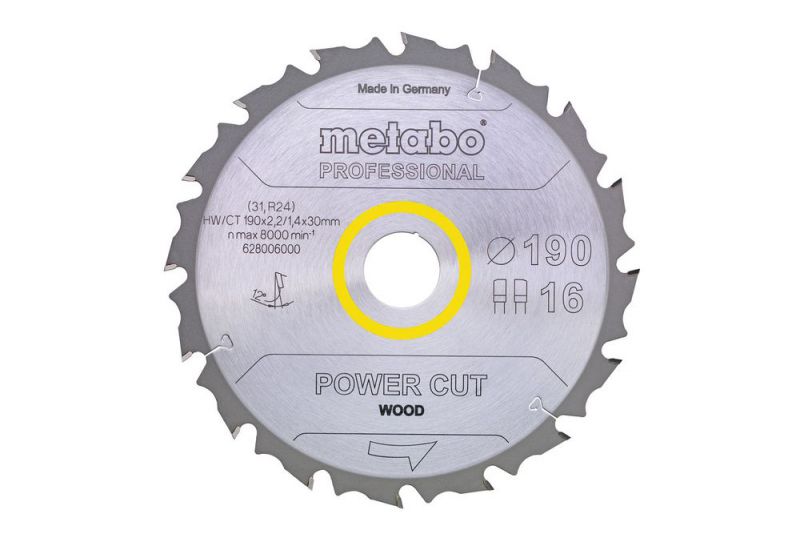 METABO Sägeblatt "power cut wood - professional", 230x2,6/1,8x30, Z18 FZ/FA 10° (628010000)