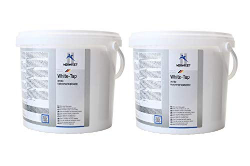 2x Normfest Reifenmontagepaste White-Tap 5kg Eimer (gesamt 10 kg) weiß Montagepaste