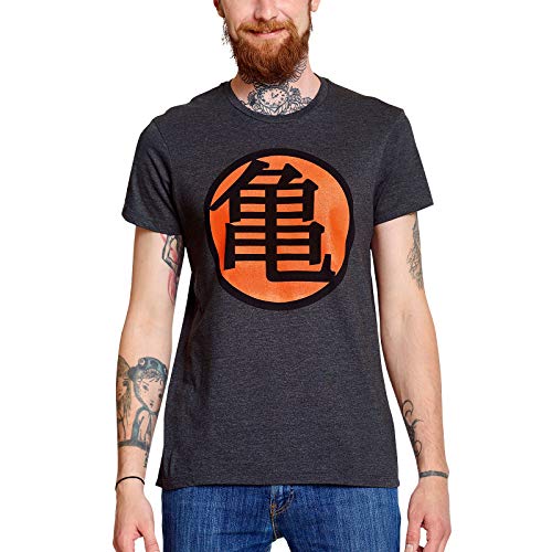 Dragon Ball Z Herren T-Shirt Kame Symbol grau - L