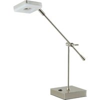KHG Tischleuchte, 1-flammig, Nickel-matt - silber - 11 cm - 57 cm - Lampen & Leuchten > LED-Leuchten > LED-Tischlampen - Möbel Kraft