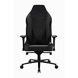Iconic - Premium Gaming Stuhl Apollon Classic Black Metal - Ergonomischer Gamer Sessel Bürostuhl