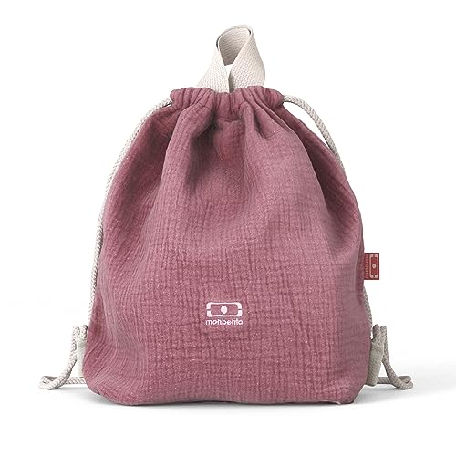monbento - Kinderrucksack MB Buddy Rosa - Kinderrucksack Jungen/Mädchen - Transporttasche für Mahlzeiten und/oder Snacks - Ideal für Schule/Park
