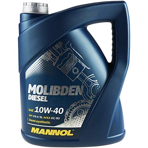 MANNOL Molibden Diesel 10W-40 API CG-4/CF-4/SJ Motorenöl, 5 Liter