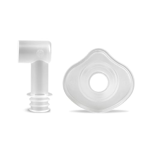 PARI Baby Maske Größe 3 mit Baby Winkel zur Verwendung mit einem Inhaliergerät mit Vernebler - Inhalationsmaske für Babys – Vernebler Maske für Ihr Inhalationsgerät – PARI BOY Zubehör
