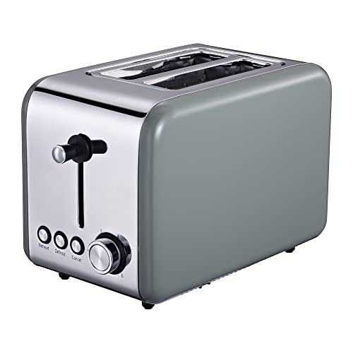 MICHELINO 2-Scheiben Toaster Toastautomat mit Brötchenaufsatz (grün)