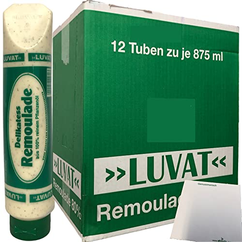 Luvat Delikatess Remoulade 12er Pack (12x875ml Tube) + usy Block