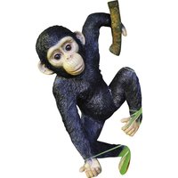 GRANIMEX Teichfigur »Jacob«, Schimpanse, Polystone, bunt - schwarz