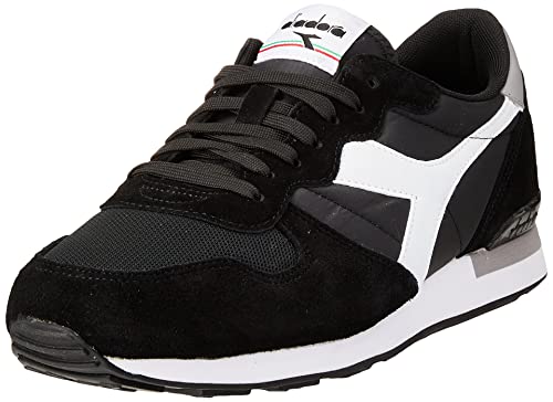 Diadora Unisex Camaro Gymnastikschuh, Schwarz/Schwarz, 42.5 EU