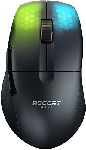 ROCCAT Kone One Pro Air Black Ergonomische Hochleistungs-Gaming-Maus