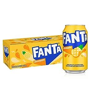 American Fanta 12 Pack - 12x 0,335 Liter Dosen + Heartforcards® Versandschutz (Pineapple USA)