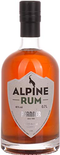 ALPINE Rum 40% Vol. Privatdestillerie Pfanner (1 x 0,7l)