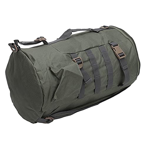 AMONIDA Zylindrische Angelrutentasche, Tasche mit Rutenhalter Angelgerät- mit Rutenhalter Ersatz für Angelruten- für Angelgeräte-(Armeegrün)