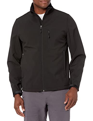Amazon Essentials Water-Resistant Softshell Jacket Jacke, Black, X-Small