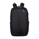Pacsafe Unisex-Erwachsene Vibe 25 Anti-Theft Backpack Rucksack mit Sicherheitstechnologie 25 Liter, Schwarz/Jet Black