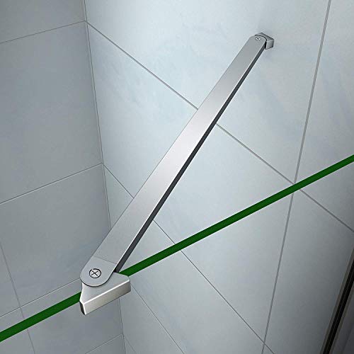 Stabilisierungsstange Haltestange Stabilisator für Duschabtrennung Duschkabine Walk in duschwand dusche Verschiedene Typen 30-120cm F-104