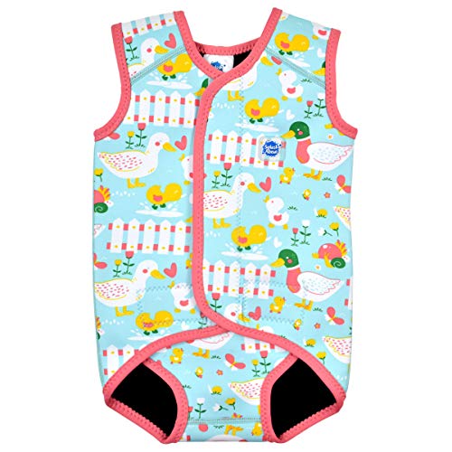 Splash About Wrap Wetsuit Unisex Baby Neoprenanzug, Little Ducks, 0-6 Monate