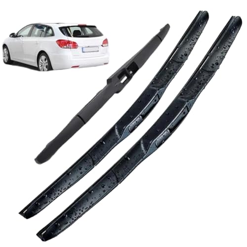 Scheibenwischer vorne & Heckwischerblätter-Set für Chevrolet Cruze Estate Wagon J300 2009–2015, 24"+18"+10" Autowischerblätter