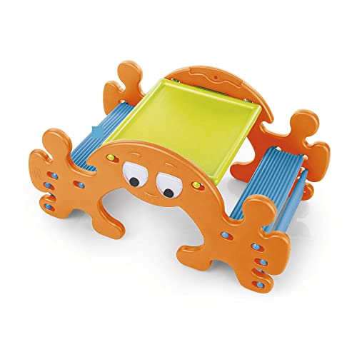 FEBER Famosa 800010242 Ghost Picnic - Kinderspielzeugsitz, für Kinder von 1 bis 3 Jahren, orange