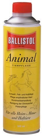 BALLISTOL Unisex – Erwachsene Animal Tierpflege-Öl 500ml Dose, Farblos, 6 Stück