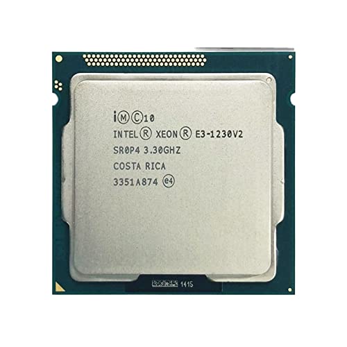 MovoLs Quad-Core-CPU-Prozessor, kompatibel mit E3-1230 V2 E3 1230v2 E3 1230 V2 3,3 GHz 8M 69W LGA 1155 Verbessern Sie die Laufgeschwindigkeit des Compute