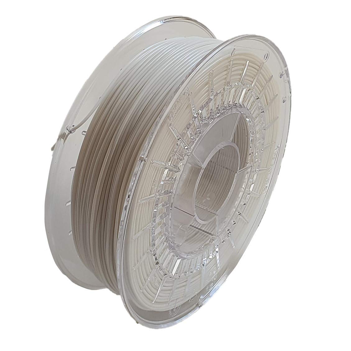 MeltFox recyceltes Filament aus PA 12 - Nylon 1,75 mm - Polar Bear White (weiß, 750) für den 3D Druck