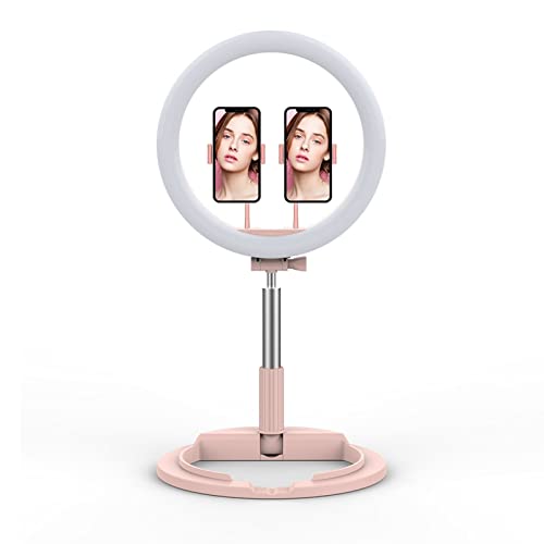 KLVS Live Fill Light 10-Zoll-tragbares Speicher-Selfie-Licht, zusammenklappbar für Live-Übertragung/Aufnahmen/Make-up