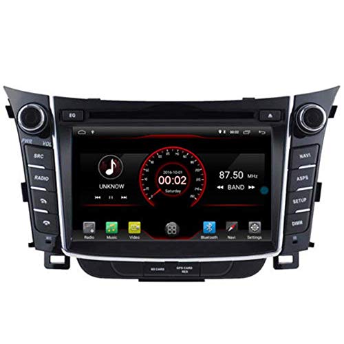 ZAKSEM Android 10 Auto DVD GPS Stereo Head Unit Navi Radio WiFi für Hyundai i30 Elantra GT 2011 2012 2013 2014 2015 2016 2017 2017 Lenkradsteuerung