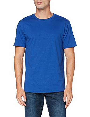 Trigema Herren T-Shirt Biobaumwolle 639202, Blau(royal-C2C), Small