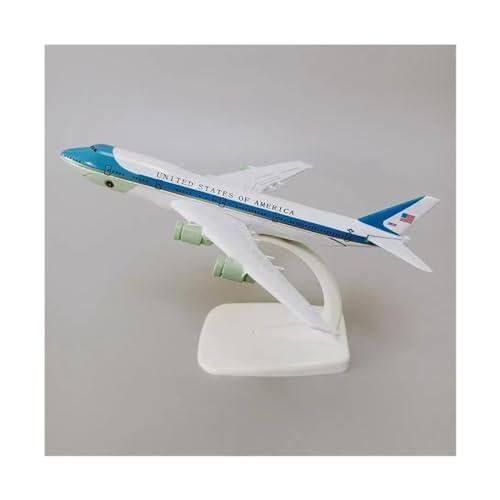 EUXCLXCL Für United States Air Force One B747 Boeing 747 Airline-Modell, Legiertes Metall, 16 cm (Size : Force ONE B747)