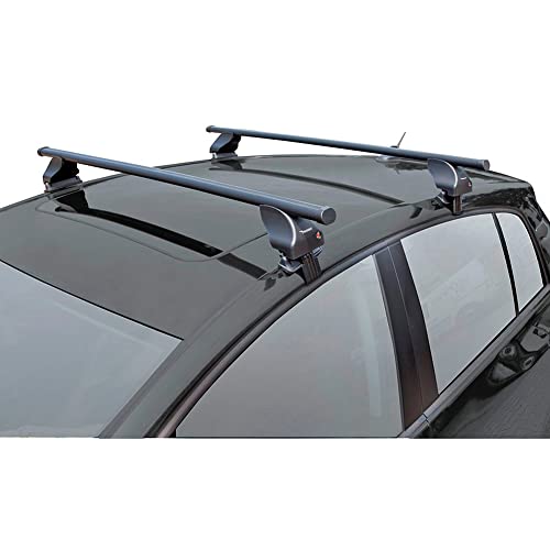 Twinny Dachträgersatz Load Stahl S39 kompatibel mit Alfa Romeo/FIAT/Hyundai Diverse Modellen (für Fahrzeuge ohne Dachreling)