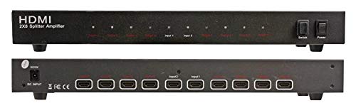 Pro Signal PSG08045 2x8 HDMI Verstärker Splitter/Umschalter