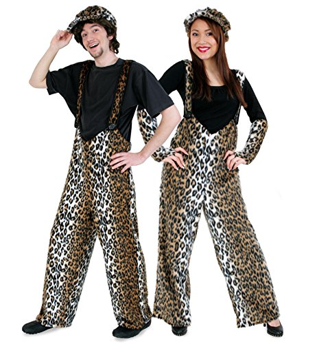 KarnevalsTeufel Leopardenkostüm Plüschhose Leo für Erwachsene
