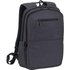 Rivacase Rucksack - wasserfester Rucksack mit Laptopfach (15,6 Zoll) und Tablet-Tasche (10,1 Zoll) - dank Trolley-Gurt perfekt als Reiserucksack - Laptop Rucksack aus Polyester - schwarz