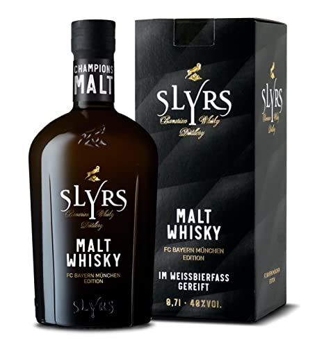 SLYRS Champignons MALT Whisky FC Bayern München Edition 40% vol. 0,7 L