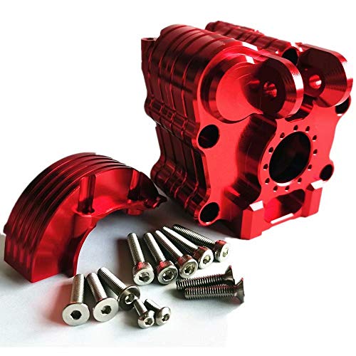 CrazyRacer Aluminum Center Gearbox Red for Arrma 1/5 8S KRATON/Outcast ARA310930