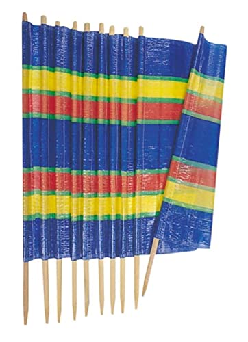 Garden Mile Robuster 10-poliger Windschutz, mehrfarbiger Garten-Strand-Sonnenschutz, Sonnen- und Windschutz für den Außenbereich, Sichtschutz, 610 cm x 120 cm