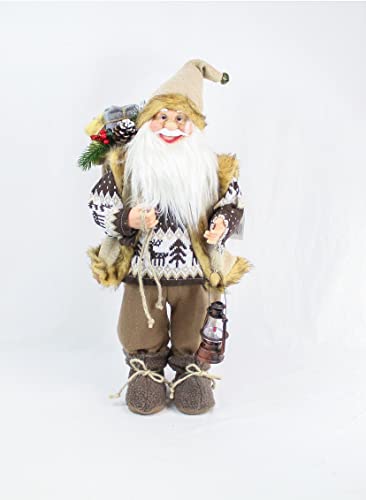 vom Pullach Hof Weihnachtsmann Deko Figur 60cm Nikolaus Weihnachten Weihnachtsdeko (#7935 Rupert)