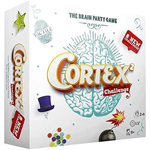 Zygomatic , Cortex Challenge: 2nd Edition , Card Game , Ages 8+ , 2-6 Players , 15 Minutes Playing Time