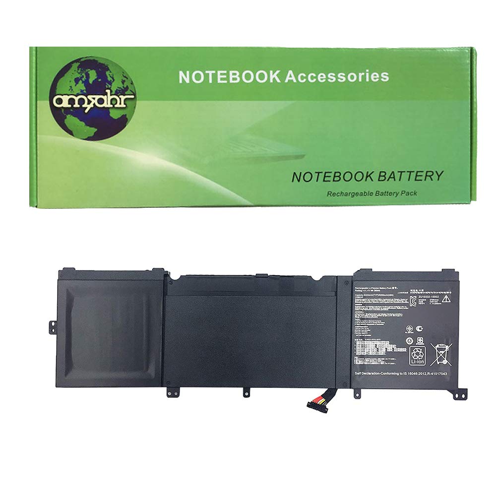 amsahr C32N1523-03 Ersatz Batterie für Asus UX501VW (11.4V, 8200MAH, 96WH) schwarz