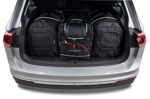 KJUST Dedizierte Kofferraumtaschen 4 STK Set kompatibel mit VW TIGUAN II 2016 -