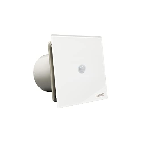 Cata E 100 Sensor Abluftventilator Badezimmer-, 8 W, Glas weiß