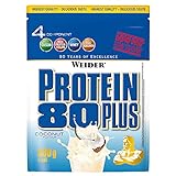 Weider Protein 80 plus 2 x 500g Beutel 2er Pack Kokos