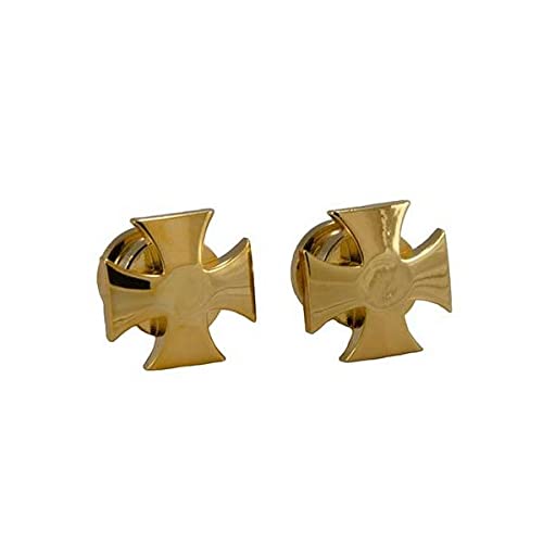 GROVER gp640g Strap Button Set – Eisernes Kreuz – Gold