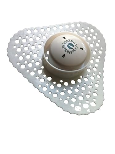 Ecobug Set Kunststoff Urinalmatte weiß inkl. Extra Strong Urinal Cap