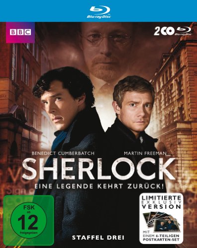 Sherlock - Staffel 3 inklusive Postkartenset [Blu-ray] [Limited Edition] -exklusiv bei Amazon