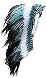 KARMABCN Medium Feather Headdress (TURKIS)