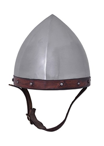 Battle-Merchant Bogenschützen Helm, 1.6 mm Stahl mit Lederinlet Re-Enactment