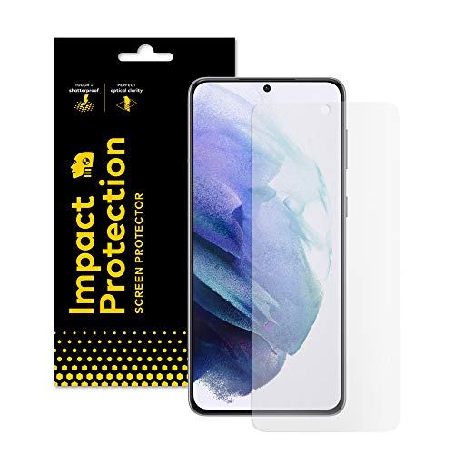 RhinoShield Displayschutzfolie kompatibel mit [Samsung Galaxy S21+] | Impact Protection - Hammer Geprüfte Impact Protection - Klarer und Kratzfester Displayschutz