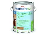 Remmers Hartwachs-Öl [eco] farblos, 2,5 Liter, Hartwachsöl für innen, natürliche Basis, Beize, Öl und Versiegelung in einem, nachhaltig, vegan