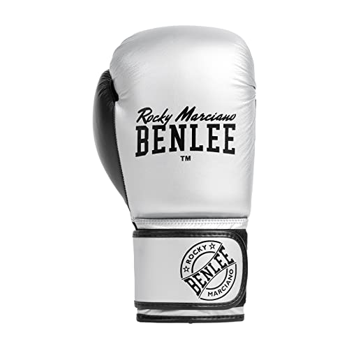 Benlee Boxhandschuhe aus Kunstleder (1Paar) Carlos Silver/Black 10 oz
